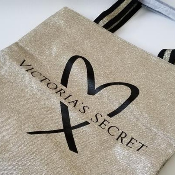 NW Victorias Secret Fashion Show Metallic tote bag - Picture 2 of 8